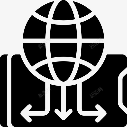 互联网大数据73填充图标svg_新图网 https://ixintu.com 互联 互联网 填充 数据 网大