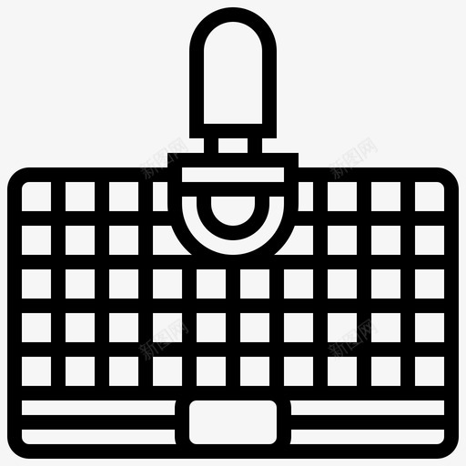 烧烤篮烧烤野餐图标svg_新图网 https://ixintu.com 不锈钢 烧烤 野餐