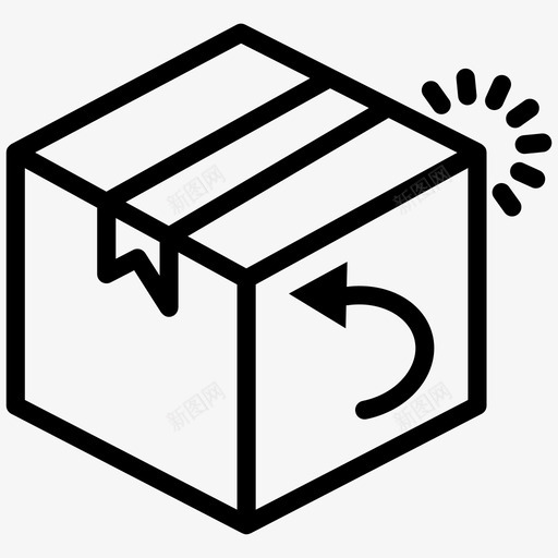 货物箱子集装箱图标svg_新图网 https://ixintu.com 包装 电子商务 箱子 货物 购物 送货 集装箱