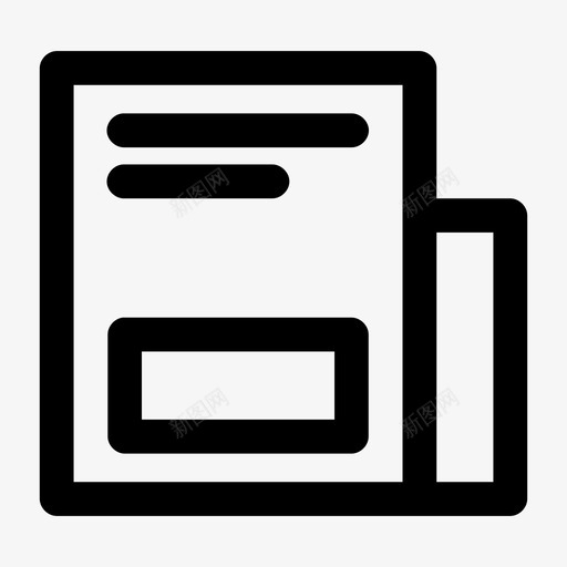 文章简历文档图标svg_新图网 https://ixintu.com 文档 文章 新闻 混合 简历 粗体