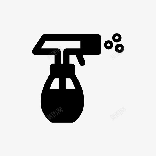 喷雾瓶家具和家庭喷雾器图标svg_新图网 https://ixintu.com 喷雾 喷雾器 家具 家庭 浇水