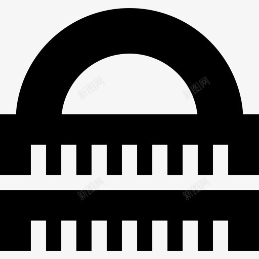 尺子文具101填充图标svg_新图网 https://ixintu.com 填充 尺子 文具