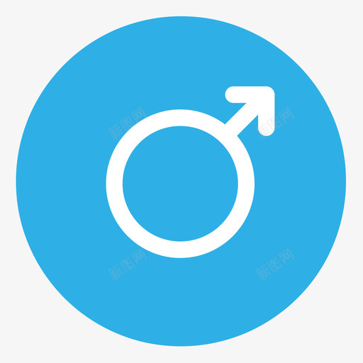 男孩-蓝svg_新图网 https://ixintu.com 男孩-蓝