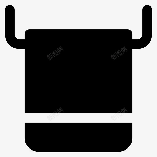 毛巾浴室清洁图标svg_新图网 https://ixintu.com 卫生间 暖气 标志 毛巾 浴室 清洁