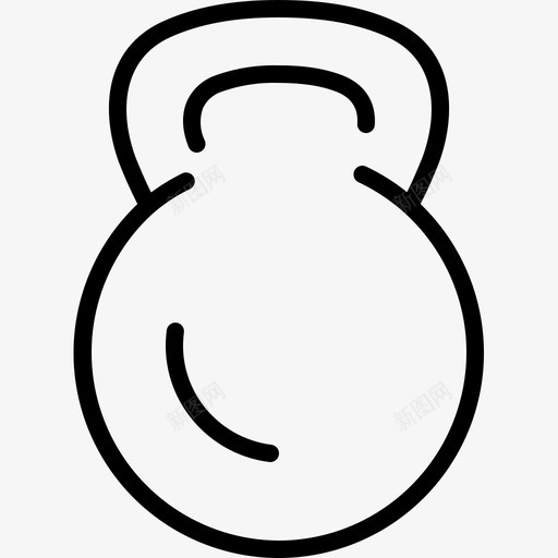 哑铃运动健身房图标svg_新图网 https://ixintu.com 体操 健身房 哑铃 壶铃 运动