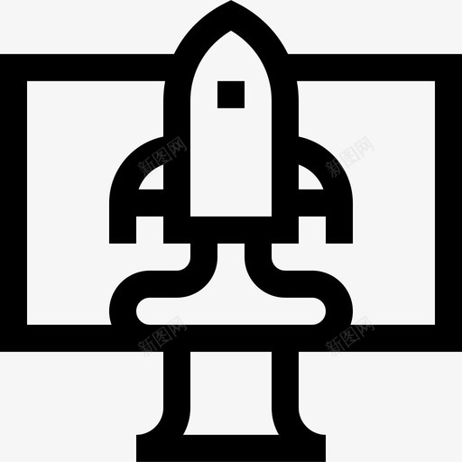 初创公司数字服务14线性图标svg_新图网 https://ixintu.com 公司 初创 数字 服务 线性