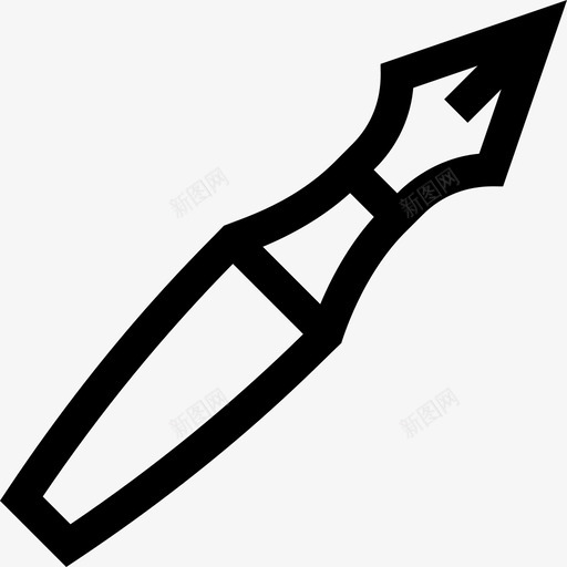 钢笔文具99直线型图标svg_新图网 https://ixintu.com 文具 直线 线型 钢笔