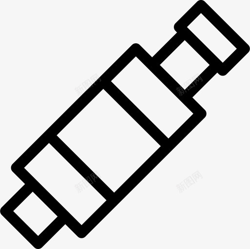 Cbd香烟是真空的线性的图标svg_新图网 https://ixintu.com Cbd 性的 是真 空的 线性 香烟