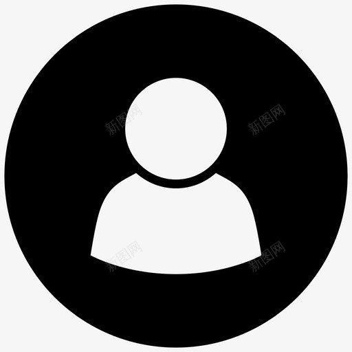 用户帐户联系人图标svg_新图网 https://ixintu.com 个人资料 人员 圆形 帐户 样式 用户 联系人
