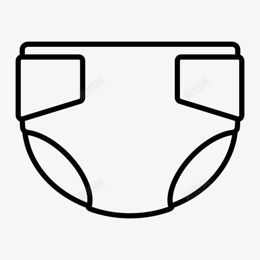 采购产品尿布婴儿尿布布尿布图标svg_新图网 https://ixintu.com 一次性 产品 婴儿 尿布 布尿布 采购