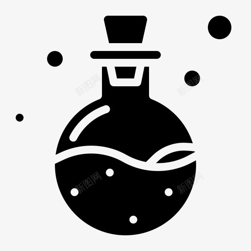 毒药游戏元素15填充图标svg_新图网 https://ixintu.com 元素 填充 毒药 游戏