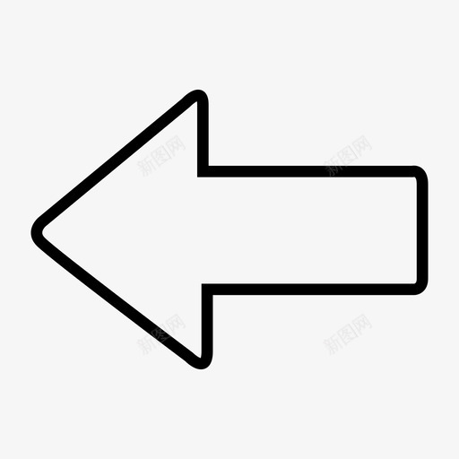 空心箭头svg_新图网 https://ixintu.com 空心箭头 线性