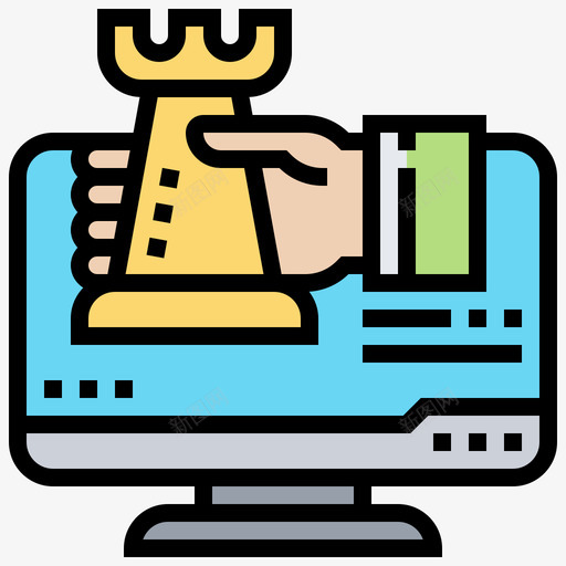 在线策略商业策略23线性颜色图标svg_新图网 https://ixintu.com 商业 在线 策略 线性 颜色