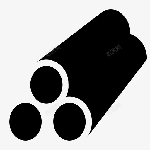 柴火篝火野营图标svg_新图网 https://ixintu.com 固体 柴火 燃料 篝火 野营