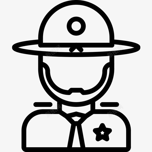 阿凡达27号警察直系人图标svg_新图网 https://ixintu.com 直系 系人 警察 达号 阿凡