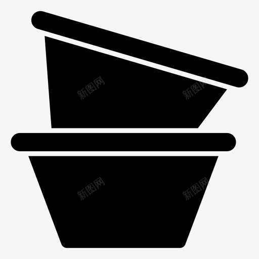 罐粘土容器图标svg_新图网 https://ixintu.com 农业 容器 感恩节 棉花 粘土