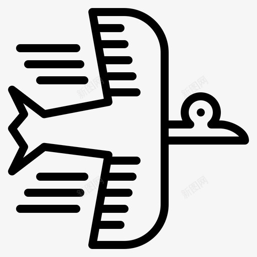 鸟动物火烈鸟图标svg_新图网 https://ixintu.com 动物 火烈 烈鸟 狩猎 野生动物