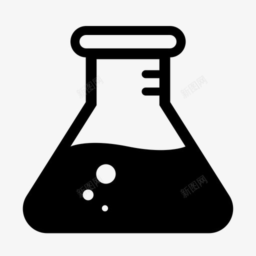 烧杯玻璃医疗保健图标svg_新图网 https://ixintu.com 医疗 医疗保健 烧杯 玻璃 试管