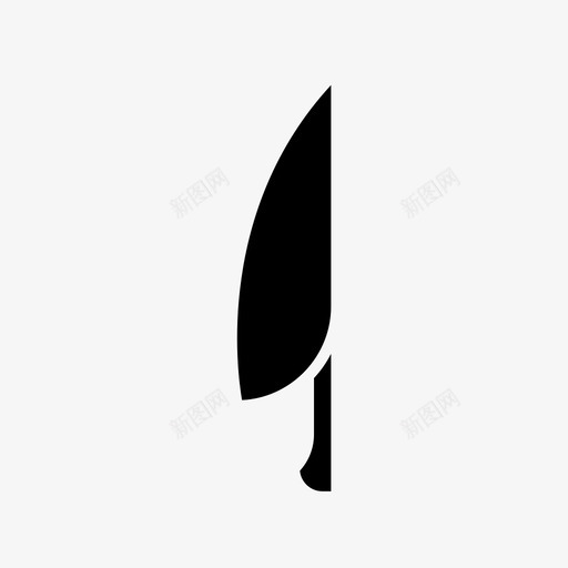 厨师切割刀具图标svg_新图网 https://ixintu.com 公用事业 刀具 切割 厨师 厨房 字形