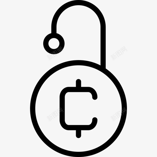 加密货币币区块链金融图标svg_新图网 https://ixintu.com 加密 区块 货币 金融