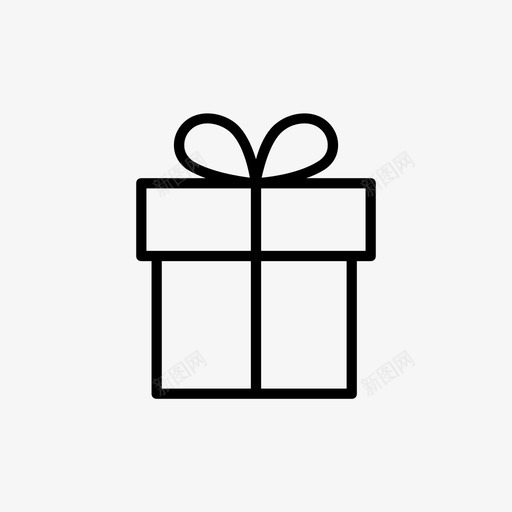 圣诞礼品盒周年纪念日生日图标svg_新图网 https://ixintu.com 周年 周年纪念 图标 圣诞 生日 礼品盒 纪念日