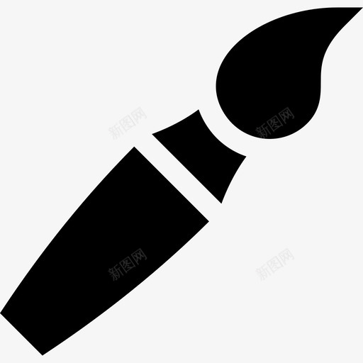 油漆刷文具101填充图标svg_新图网 https://ixintu.com 填充 文具 油漆