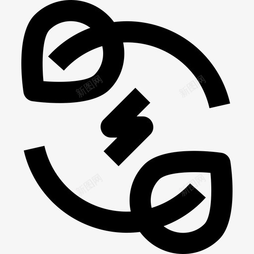 绿色能源绿色能源6线性图标svg_新图网 https://ixintu.com 线性 绿色 能源