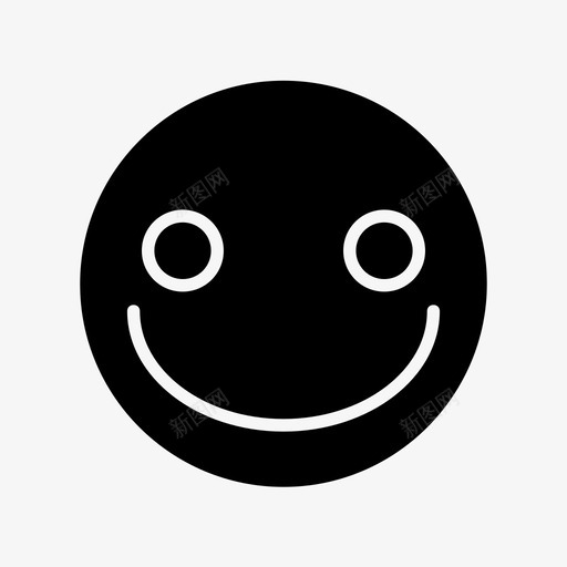 微笑态度表情图标svg_新图网 https://ixintu.com 微笑 快乐 态度 积极 表情