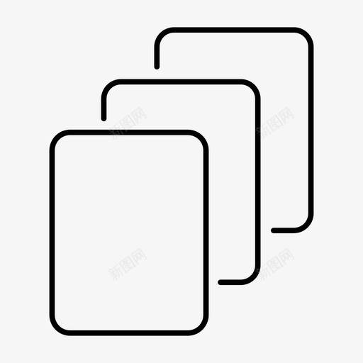 复制应用倍增图标svg_新图网 https://ixintu.com 倍增 复制 应用