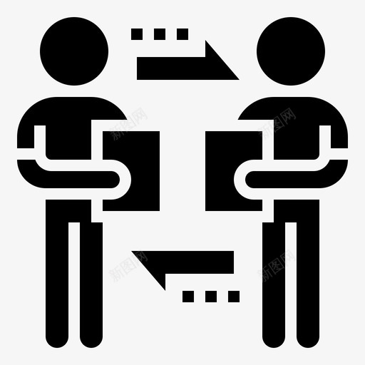 轮换企业管理72字形图标svg_新图网 https://ixintu.com 企业管理 字形 轮换