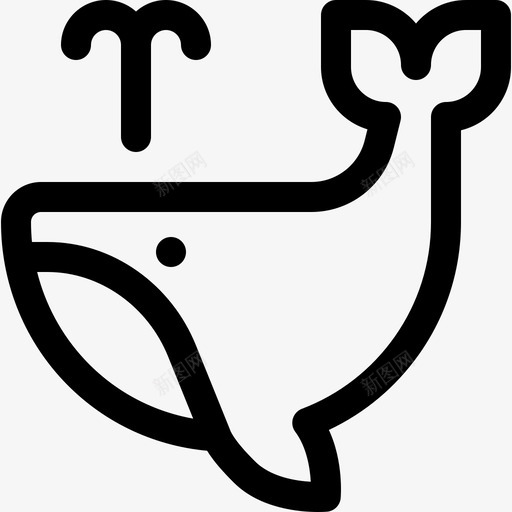 鲸鱼海盗47直系图标svg_新图网 https://ixintu.com 海盗 直系 鲸鱼