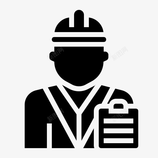 工程师工作和职业扎实图标svg_新图网 https://ixintu.com 工作 工程师 扎实 职业