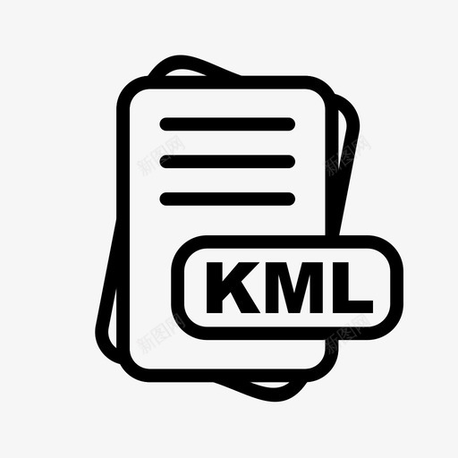 kml文件扩展名文件格式文件类型集合图标包svg_新图网 https://ixintu.com kml 图标 扩展名 文件 格式 类型 集合