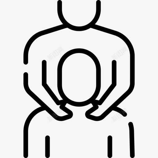 身体治疗17线性图标svg_新图网 https://ixintu.com 治疗 线性 身体