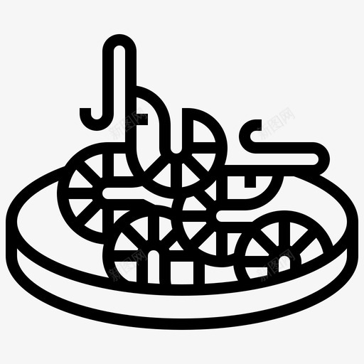 虾海鲜8直系图标svg_新图网 https://ixintu.com 海鲜 直系