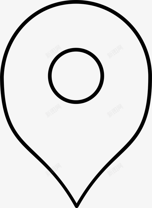 位置坐标方向图标svg_新图网 https://ixintu.com 位置 地图 坐标 方向 标记