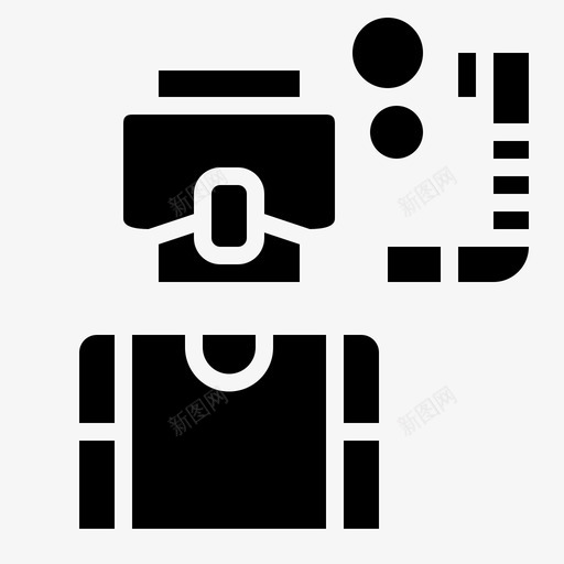 潜水呼吸管运动套装图标svg_新图网 https://ixintu.com 吸管 呼吸 套装 潜水 运动