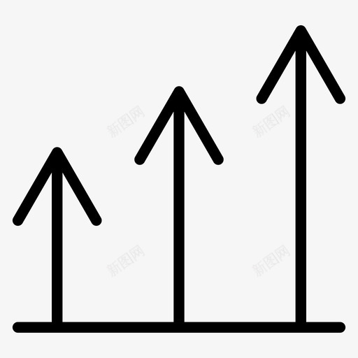 增长分析改进图标svg_新图网 https://ixintu.com 28个 分析 图标 增加 增长 改进 线图 统计 财务