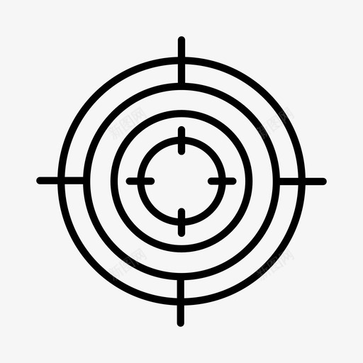 狙击手军队国防军图标svg_新图网 https://ixintu.com 军队 国防军 战争 步枪 狙击手 目标