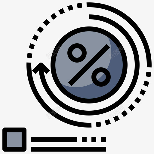 百分比信息图12线颜色图标svg_新图网 https://ixintu.com 信息 百分比 颜色