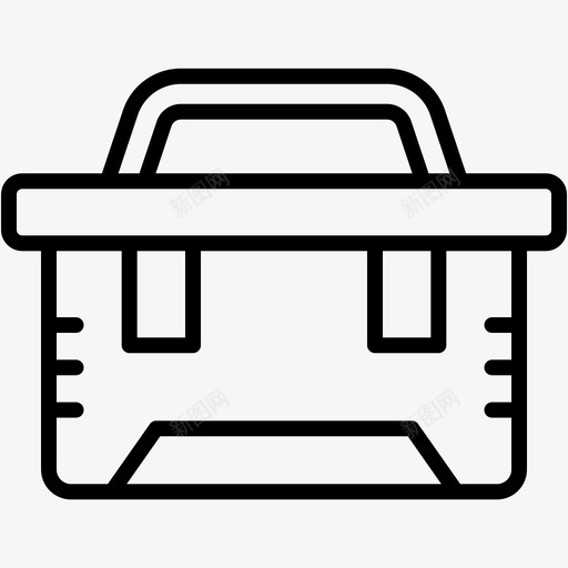 工具箱钓鱼54线性图标svg_新图网 https://ixintu.com 工具箱 线性 钓鱼