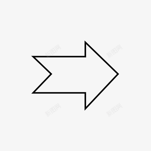 鱼箭头下-1svg_新图网 https://ixintu.com 鱼箭头下-1