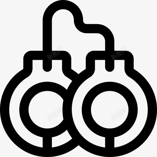 手铐私家侦探30直系图标svg_新图网 https://ixintu.com 手铐 直系 私家侦探