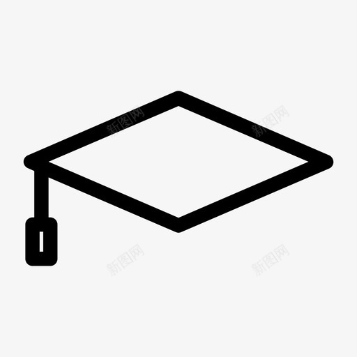 帽子毕业生学生图标svg_新图网 https://ixintu.com 大学 学生 帽子 校队 毕业生