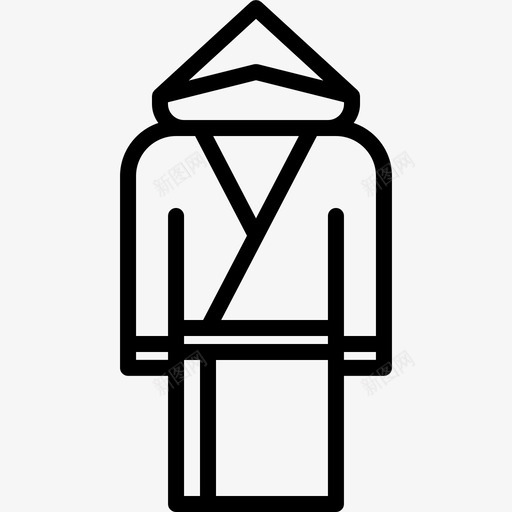长袍拳击10直线型图标svg_新图网 https://ixintu.com 拳击 直线 线型 长袍