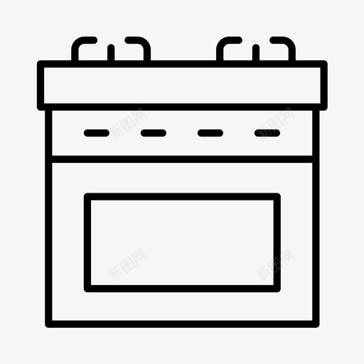 烤箱厨师烹饪图标svg_新图网 https://ixintu.com 厨师 厨房 烤箱 烹饪 食物