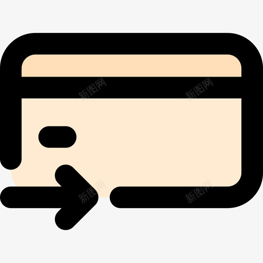 信用卡支付与金融3线颜色图标svg_新图网 https://ixintu.com 付与 信用卡 支付 金融 颜色