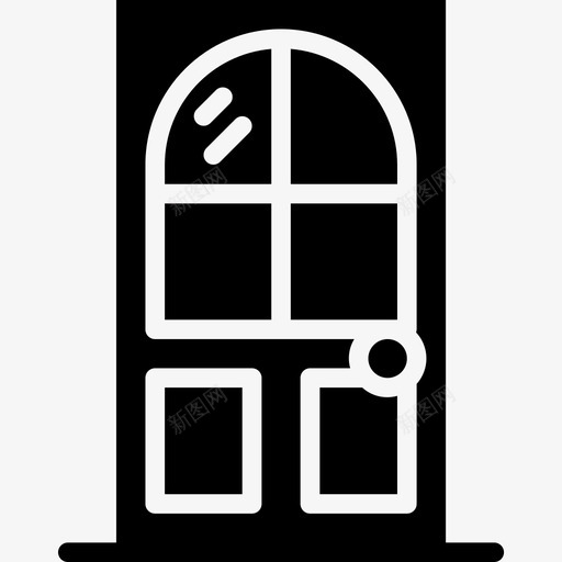 门室内22填充图标svg_新图网 https://ixintu.com 填充 室内设计