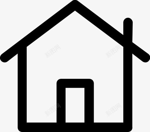 主页应用程序房产图标svg_新图网 https://ixintu.com 主页 应用程序 房产 房子