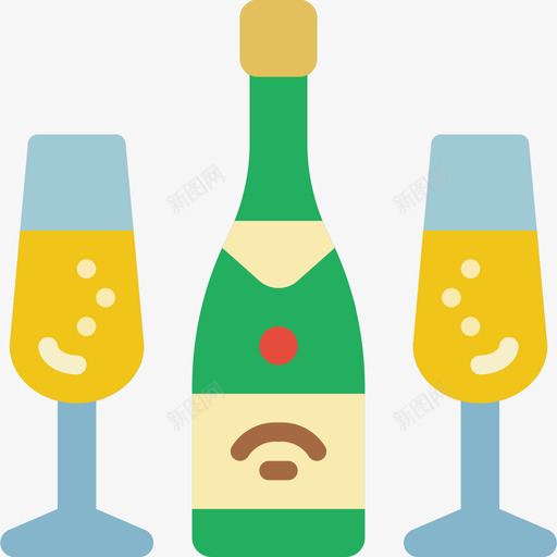 香槟葡萄酒8淡味图标svg_新图网 https://ixintu.com 淡味 葡萄酒 香槟